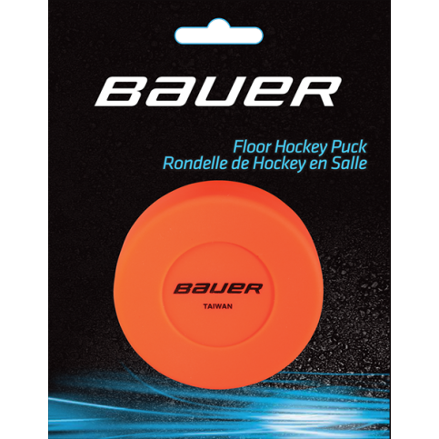 Puk Bauer Floor Hockey Blister - Orange 